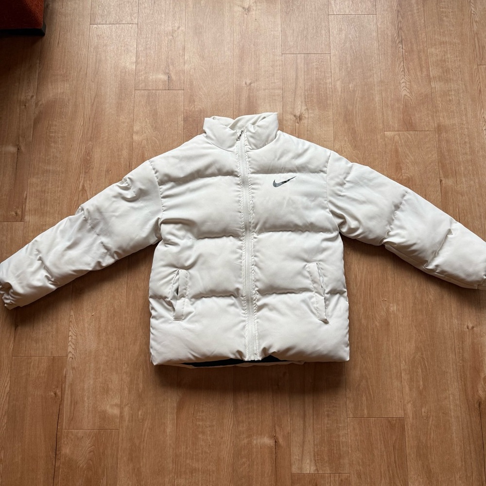 Nike Down Puffer Jacket White Size Large